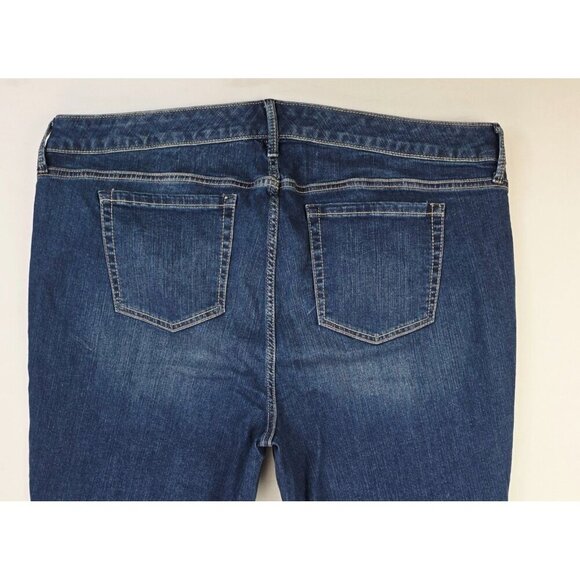Torrid Size 22S Womens 28" Inseam Boyfriend Straight Vintage Stretch Blue Jeans - Picture 9 of 12